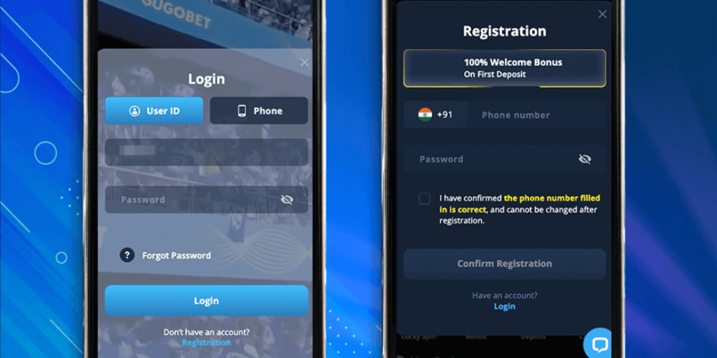 Register or log in to your account.